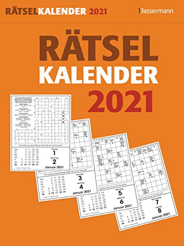 Rätselkalender 2021. Der beliebte Tagesabreißkalender für alle Rätselfreunde