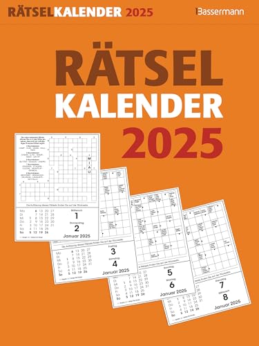 Rätselkalender 2025. Der beliebte Abreißkalender für alle Rätselfreunde Rätselkalender 2025. Der beliebte Abreißkalender für alle Rätselfreunde