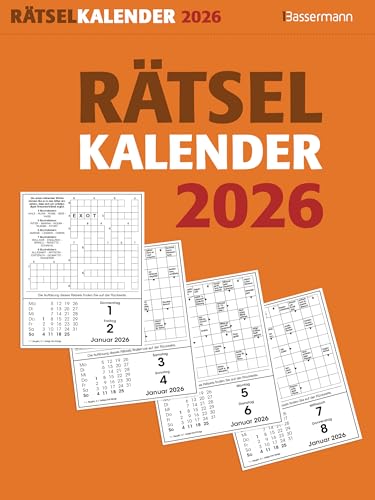 Rätselkalender 2026. Der beliebte Abreißkalender für alle Rätselfreunde Rätselkalender 2026. Der beliebte Abreißkalender für alle Rätselfreunde von Bassermann Verlag