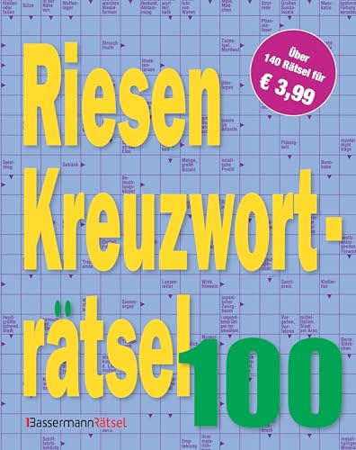 Riesen-Kreuzworträtsel 100 (5 Exemplare à 3,99 €) von Bassermann Verlag