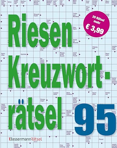 Riesen-Kreuzworträtsel 95 Riesen-Kreuzworträtsel 95