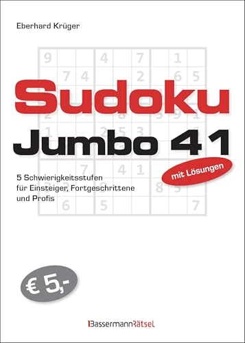 Sudokujumbo 41: 5 Schwierigkeitsstufen - für Einsteiger, Fortgeschrittene und Profis Sudokujumbo 41: 5 Schwierigkeitsstufen - für Einsteiger, Fortgeschrittene und Profis von Bassermann Verlag