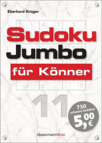 Sudokujumbo für Könner 11: mittlerer bis hoher Schwierigkeitsgrad von Bassermann Verlag