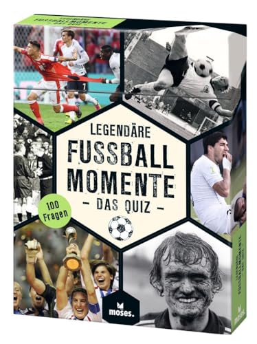 Moses. Legendäre Fußballmomente – Das Quiz, 100 Quizfragen zu den größten Momenten der Fußballgeschichte, Wissenstest für alle Fußballfans und - Experten, Fußballquiz für Erwachsene und Jugendliche Moses. Legendäre Fußballmomente – Das Quiz, 100 Quizfragen zu den größten Momenten der Fußballgeschichte, Wissenstest für alle Fußballfans und - Experten, Fußballquiz für Erwachsene und Jugendliche
