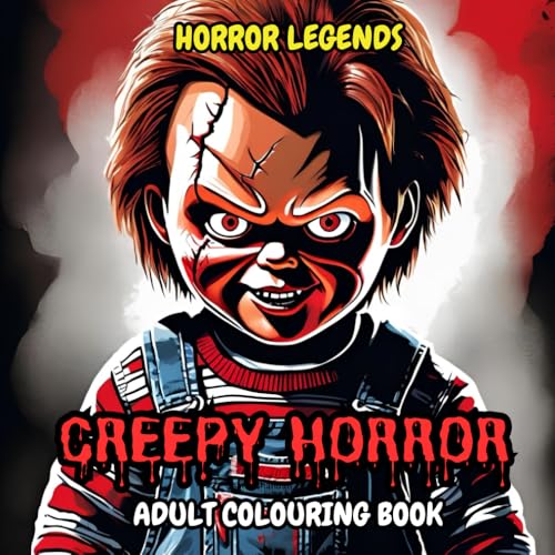 Creepy Horror: Adult Colouring Book: Horror Legends: 50 Terrifying Pages to Bring to Life von Independently published