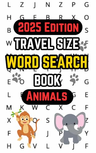 Word Search Book: 2025 Pocket Size Animal Edition von Independently published