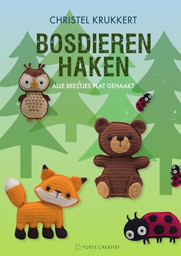 Bosdieren haken: alle beestjes plat gehaakt (Christels amigurumi) von Forte