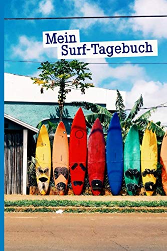 Mein Surf-Tagebuch: Kariertes surfing Notizbuch oder Surfer Journal - Tagebuch und Taschenbuch für Männer, Frauen, Jugendliche, Champions und Beginner