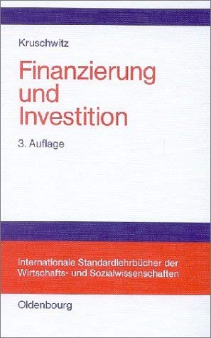 Finanzierung und Investition von De Gruyter Oldenbourg