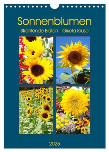 Sonnenblumen - Strahlende Blüten (Wandkalender 2025 DIN A4 hoch), CALVENDO Monatskalender von CALVENDO