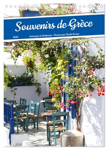 Souvenirs de Grèce (Calendrier mural 2025 DIN A4 horizontal), CALVENDO calendrier mensuel: Désir de Grèce