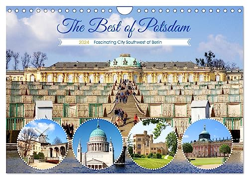 The Best of Potsdam (Wandkalender 2024 DIN A4 quer), CALVENDO Monatskalender
