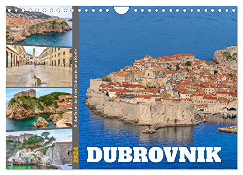 Dubrovnik - Stolze Schönheit der Dalmatischen Küste (Wandkalender 2024 DIN A4 quer), CALVENDO Monatskalender