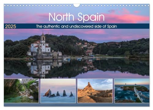 North Spain, the authentic and undiscovered side of Spain (Wall Calendar 2025 DIN A3 landscape), CALVENDO 12 Month Wall Calendar: Beyond a typical ... offers an unique landscape and seascape.