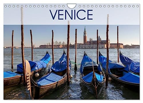 Venice (Wall Calendar 2025 DIN A4 landscape), CALVENDO 12 Month Wall Calendar: Venice never loses its capacity to enchant with its canals and palaces.