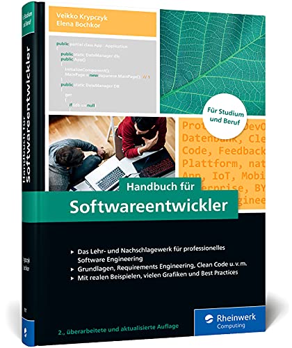 Handbuch für Softwareentwickler: Das Standardwerk für professionelles Software Engineering von Rheinwerk Verlag GmbH