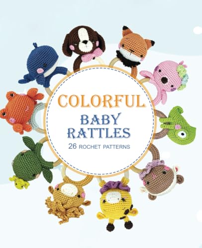 Colorful baby rattles