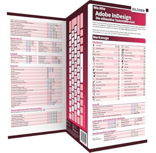 InDesign - Die ultimative Tastenübersicht (für die Version CC = Creative Cloud) von BILDNER Verlag