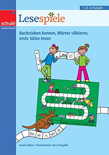 Lesespiele 1. / 2. Schuljahr: Buchstaben kennen, Wörter silbieren, erste Sätze lesen 17 Lernspiele rund ums Lesen: 1. / 2. Schuljahr - 17 Lernspiele ... Rechtschreiben, Grammatik und Leseförderung) von SCHUBI Lernmedien