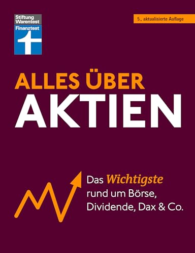 Alles über Aktien - erfolgreich arbeiten mit Fonds und ETF, intelligent investieren und erfolgreich ein Vermögen aufbauen: Das Wichtigste rund um Börse, Dividende, Dax und Co. von Stiftung Warentest