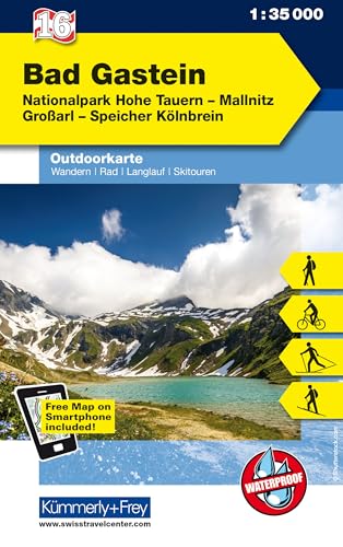 Bad Gastein, Nationalpark Hohe Tauern: Nr.16, Outdoorkarte Österreich, 1:35 000, Mit kostenlosem Download für Smartphone: Nationalpark Hohe Tauern, ... Outdoorkarten Österreich, Band 16)