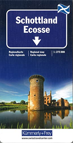 KuF Schottland 1 : 275 000: Ecosse / Scotland / Scozia. Straßenkarte. Sehenswürdigkeiten, Reiseinformationen, Index