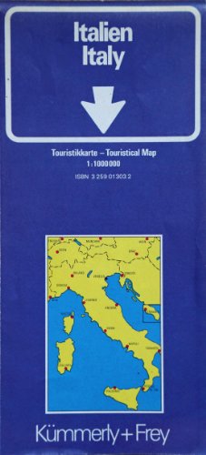 Kümmerly & Frey Karten, Italien: Strassenkarte. Massstab 1:800000 (Kümmerly+Frey Strassenkarten)