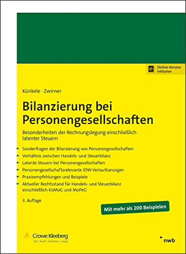 Bilanzierung bei Personengesellschaften: Besonderheiten der Rechnungslegung einschließlich latenter Steuern. von NWB Verlag