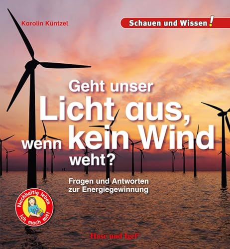Geht unser Licht aus, wenn kein Wind weht?: Fragen und Antworten zur Energiegewinnung - Schauen und Wissen! von Hase und Igel Verlag GmbH