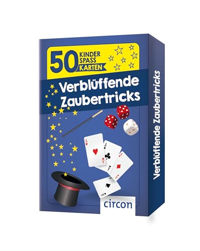 Verblüffende Zaubertricks (50 Kinderspaßkarten) von Circon