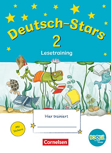 Deutsch-Stars - BOOKii-Ausgabe - 2. Schuljahr: Lesetraining - Übungsheft - Mit Lösungen Deutsch-Stars - BOOKii-Ausgabe - 2. Schuljahr: Lesetraining - Übungsheft - Mit Lösungen