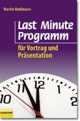 Last Minute Programm für Vortrag und Präsentation (campus concret)