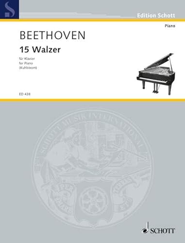 15 Walzer: Klavier.: piano. (Edition Schott)
