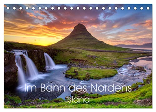 Im Bann des Nordens - Island (Tischkalender 2024 DIN A5 quer), CALVENDO Monatskalender von CALVENDO