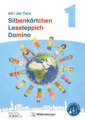 ABC der Tiere 1 Neubearbeitung – Silbenkärtchen, Leseteppiche, Domino von Mildenberger Verlag GmbH