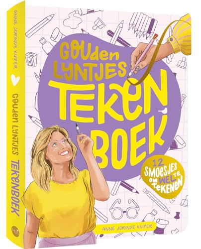 Gouden lijntjes tekenboek: 12 smoesjes om wél te tekenen