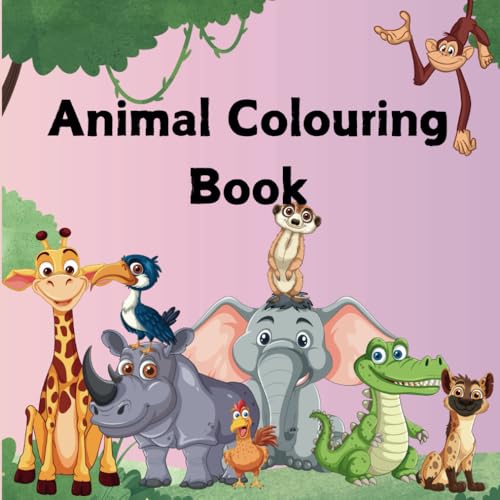 Cute Animal Colouring books for Kids: Coloring Pages with Animals for Pre School Children Age 3-12 | von Independently published
