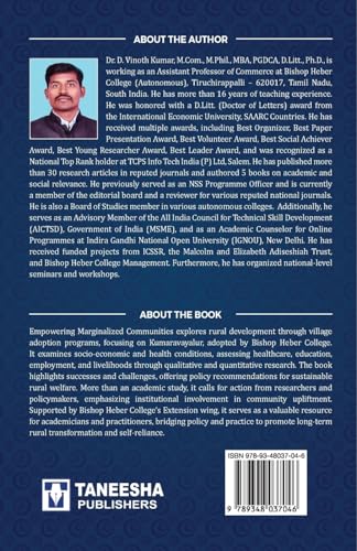 Empowering Marginalized Communities: A Field Study of Village Adopted by Bishop Heber College von Taneesha Publishers