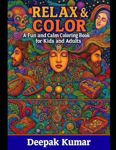 Relax & Color: A Fun and Calm Coloring Book for Kids and Adults: Coloring Book for Kids and Adults Relax & Color: A Fun and Calm Coloring Book for Kids and Adults: Coloring Book for Kids and Adults von Independently published