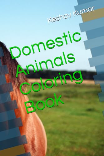 Domestic Animals Coloring Book von Independently published