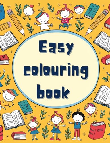 Easy colouring book von Independently published