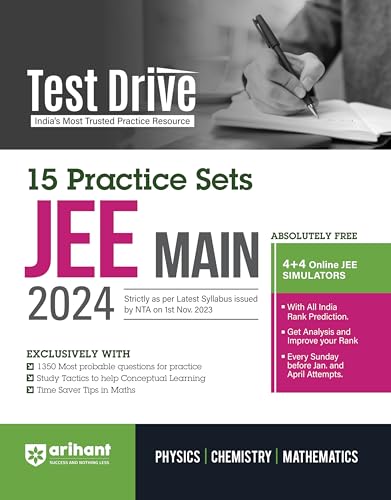 Arihant Test Drive 15 Practice Sets For JEE Main 2024 von Arihant Publication India Limited