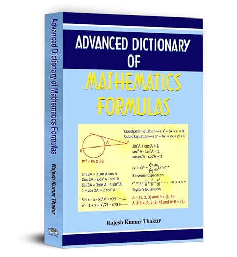 Advanced Dictionary of Mathematics Formulas