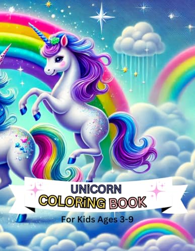 Unicorn Coloring Book For Kids Ages 3-9 von Independently published