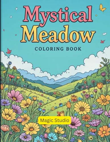 Mystical Meadow Wonders: A Coloring Journey Through Enchanting Wildflowers and Hidden Magic von Independently published
