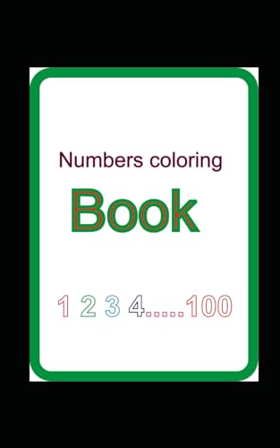 Numbers coloring book: Sketch coloring numbers von Independently published