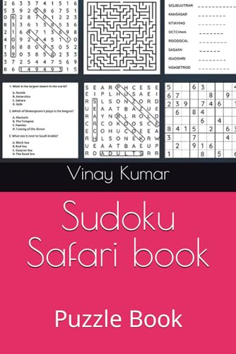 Sudoku Safari book: Puzzle Book