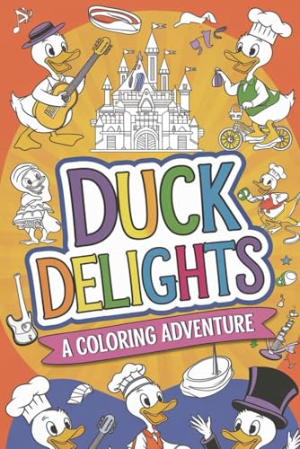 Duck Delights A Coloring Adventure: Relaxing Duck Illustrations for All Ages Stress Relief and Creative Expression. von Independently published