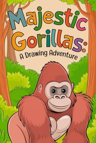 Majestic Gorillas A Drawing Adventure: Learn to Capture the Power and Grace of Gorillas | Easy Techniques for Stunning Results von Independently published