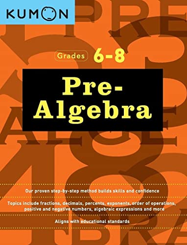 Pre-Algebra (Kumon Math Workbooks): Workbook 1 and 2 von Kumon Publishing North America
